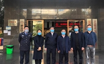 大渡口区刘正光副区长到潜能集团检查复工情况