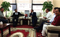 缅甸国家发改委主席莱温特来潜能集团考察交流